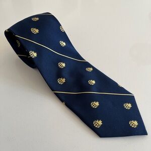CANADIAN COUNCIL OF CHIEF EXECUTIVES 100% Silk Tie Blue Handmade Official Logo